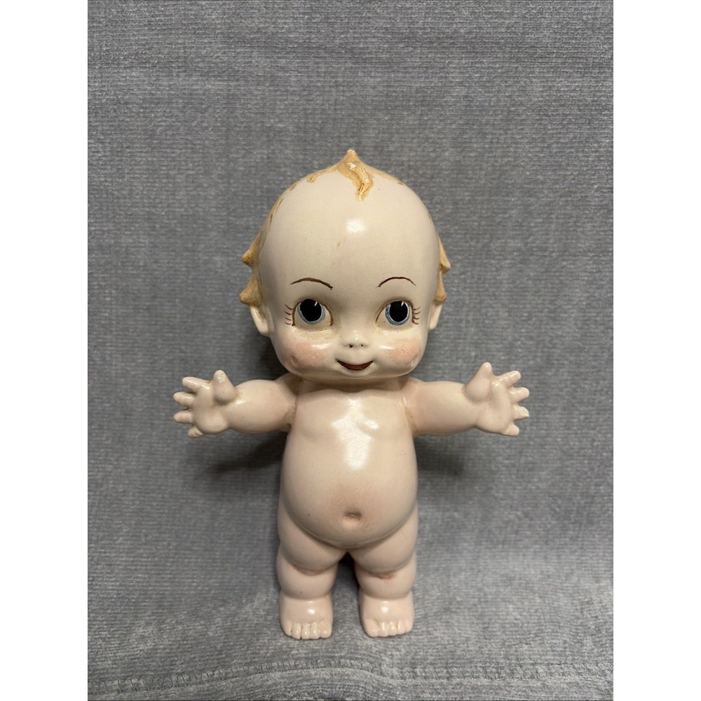 Vintage Studio Handcrafted Ceramic Kewpie Figurine, Keepsake, Collectible